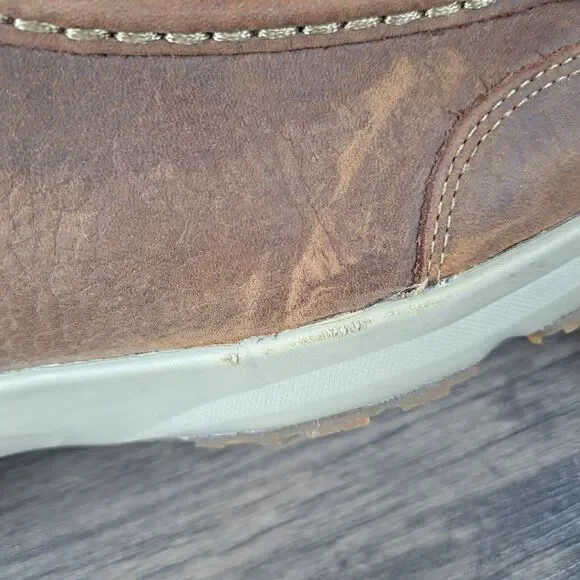 Ariat Spitfire H2O Moc Toe Men's Sz 13 Wide (EE) Leather Boot Reliable Brown
